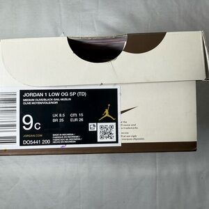 Jordan 1 Low OG SP 9 (TD) in Olive and Black “Cactus Jacks”